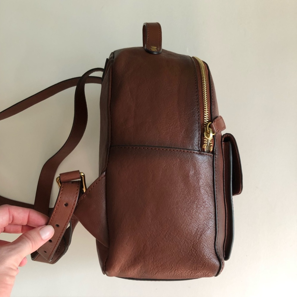 Sold Frye Olivia Mini Backpack - Cognac - Picture 4 of 8